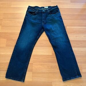 Wrangler Mens Boot Cut Jeans Tag Size 36x29 Measures 35x27.5 Dark Wash